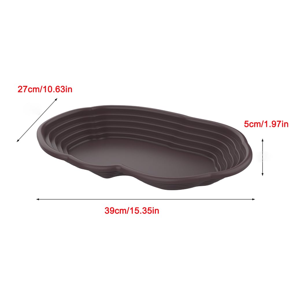 Water Dish Reptile - 파충류 목욕 접시 양서류 서식지 파충류