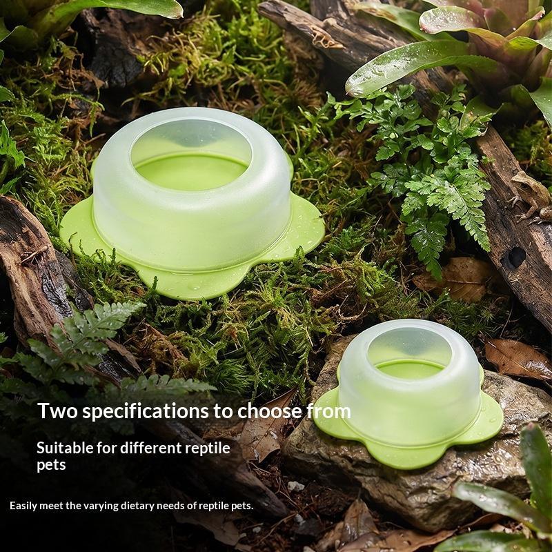 Water Dish Reptile - 1Pc ABS 파충류 먹이 접시 탈출