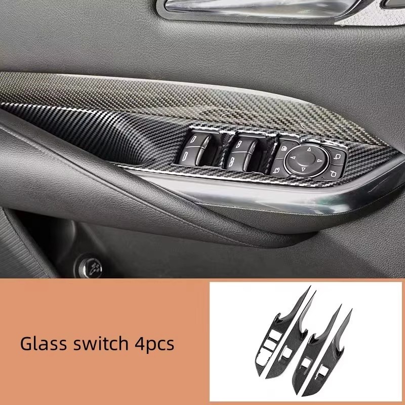 Glass Door Hinge - 캐딜락 XT4 2019-2023 ABS 카본 글래스